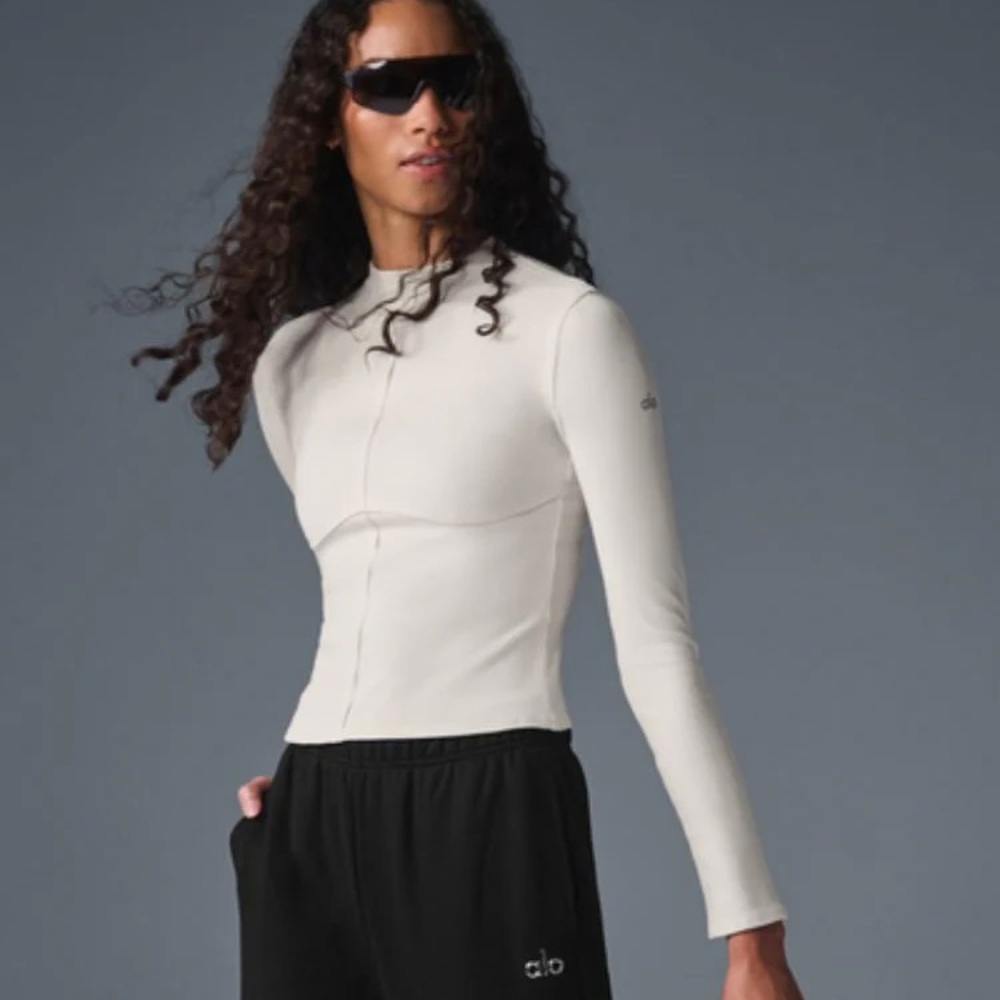 ALO | Ribbed En Pointe Long Sleeve